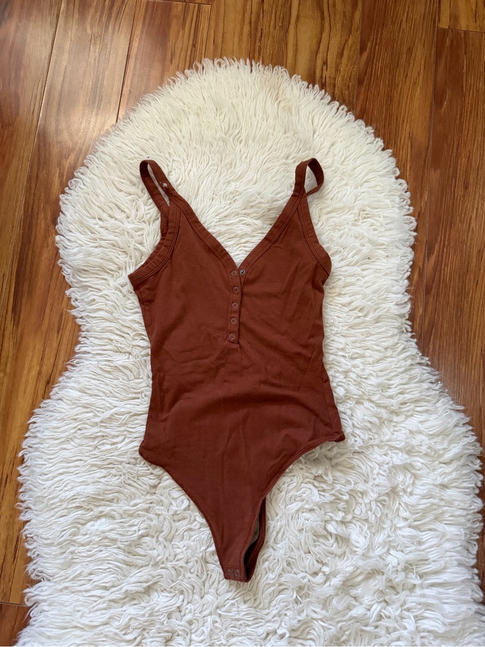 Abercrombie & Fitch Rust Brown Bodysuit